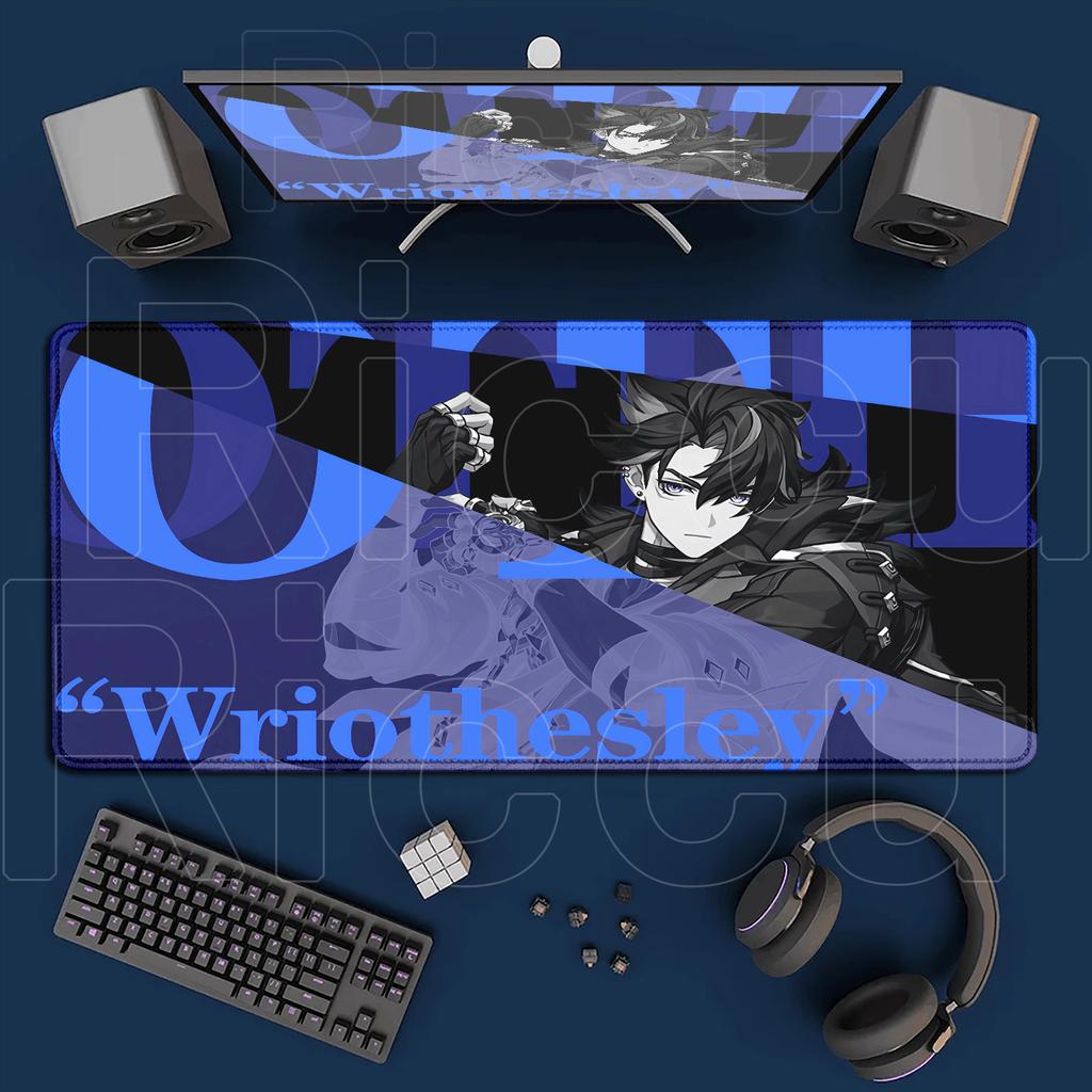 Large Computer Gamer Non-slip Keyboard Mat Kawaii Hu Tao Anime Girls Rubber Mouse Pad XXL Hot Game Genshin Impact Speed Mousepad