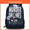 Drones Anime Murder Backpack Oxford Spacious School Bags For Gifts Children