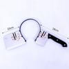 Halloween Headband Hair Accessory Prank Fake Head Axe Headband with Costume Parties 3D Sharp Kitchen Knife Head Hair Accessory