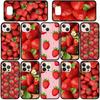 Pouzdro na telefon pro Samsung Galaxy S25 S23 S22 S24 Ultra FE A05 A06 A15 A16 A36 A37 A35 A54 A24 A55 A56 A57 A25 A26 A53 A17 Jahodové Ovocné Letní Kryt