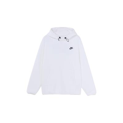 Nike Sportswear Sport Essentials+ Casual Breathable Fleece Hoodie Men Tops White DD5014-100