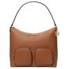Shoulder Bag With Metal Accents Women Shoulder Bag Brown 35S6G0WL3L-230
