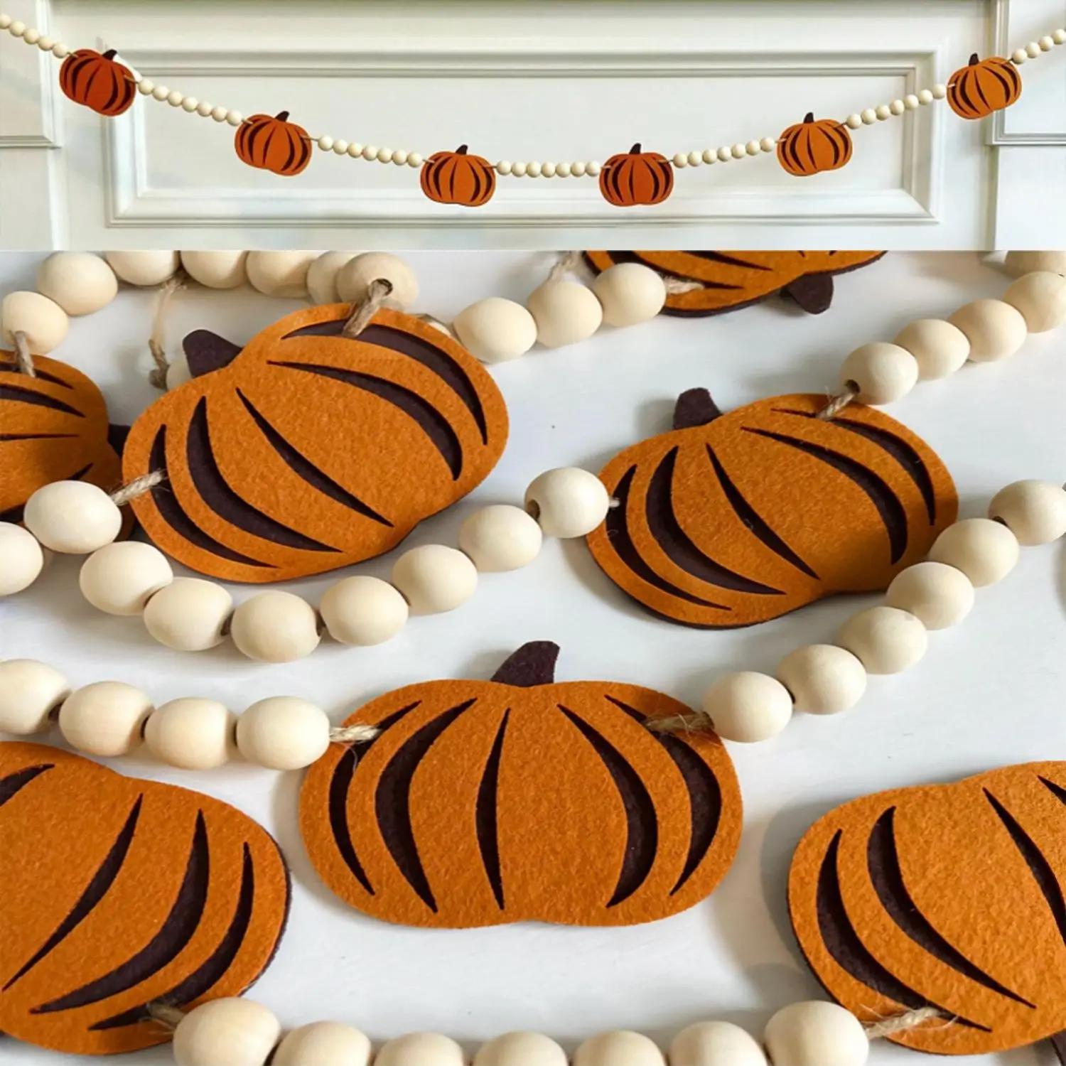 

1.5m Home Decor Festival Party Fireplace Mantle Wall Decoration Thanksgiving Seasonal Home Decoration Wall Hangings 1.5M