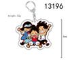 Acrylic Keychain - Luffy, Zoro, Nami Anime Pendant