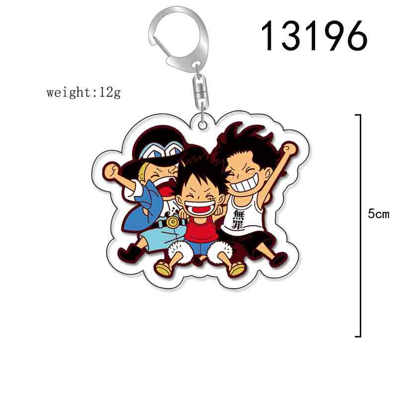 Acrylic Keychain - Luffy, Zoro, Nami Anime Pendant