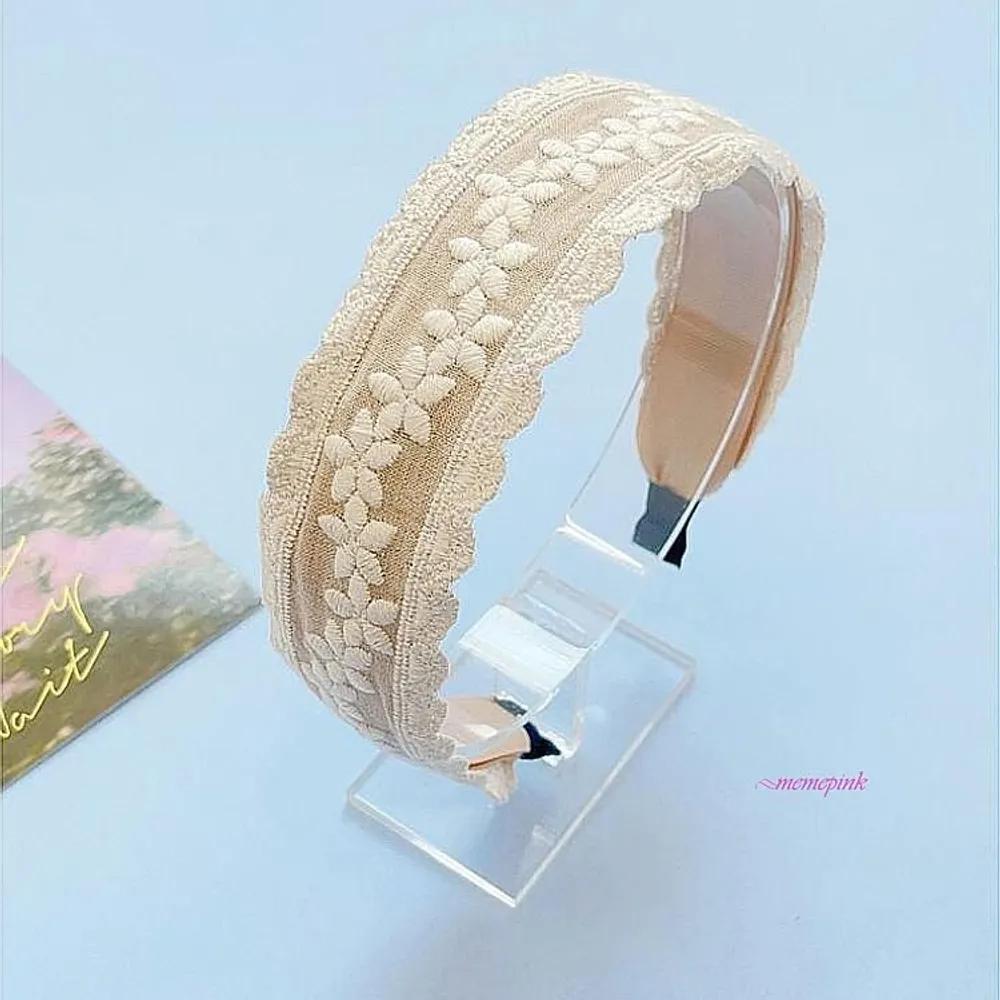 Headband girl wide woman kids lace child kid klm044 pink