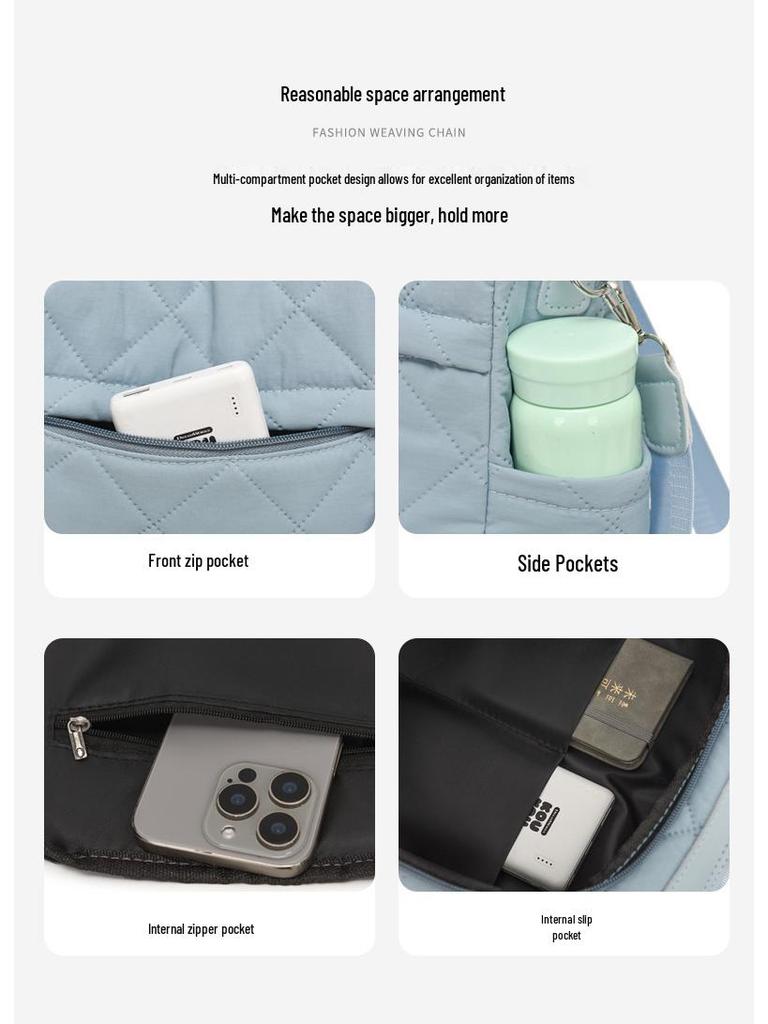 2025 Women's Multi-Use Handbag: Shoulder, Backpack, Crossbody, Plaid Design