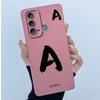 For Itel Vision 3 / Itel S17 / Itel P38 S661L S661W Case Lucky Initial Letter Liquid Silicone Protective Back Cover Phone Case