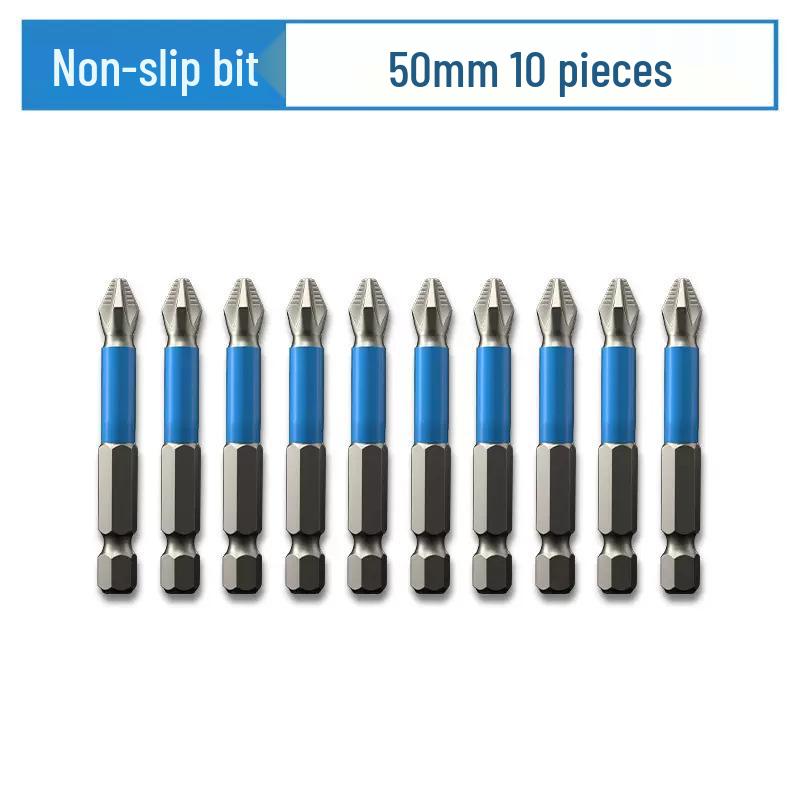 Rutschfestes Magnetisches Bit-Set für Kreuzschlitz- & Torx-Akkuschrauber - Extra Lang & Hohe Härte
