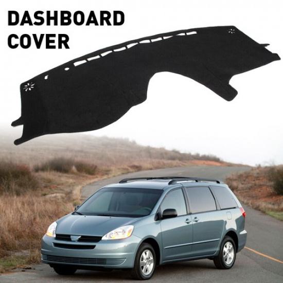 Dash Mat Cover for Toyota Sienna 2004-2010 Waterproof Anti-slip Dashboard Pad