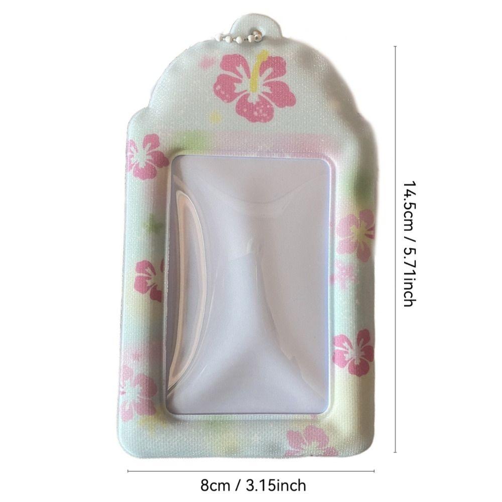 Fashion 3 inch Kpop Photocard Holder Mini PVC Idol Photo Frame Gift Flowers Card Holder