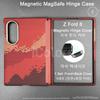 Magnetic Case for Samsung Galaxy Z Fold 8 Aramid Carbon Fiber Cover Ultra Thin Lightweight Armor Protective Cover Fold 8 Wide
