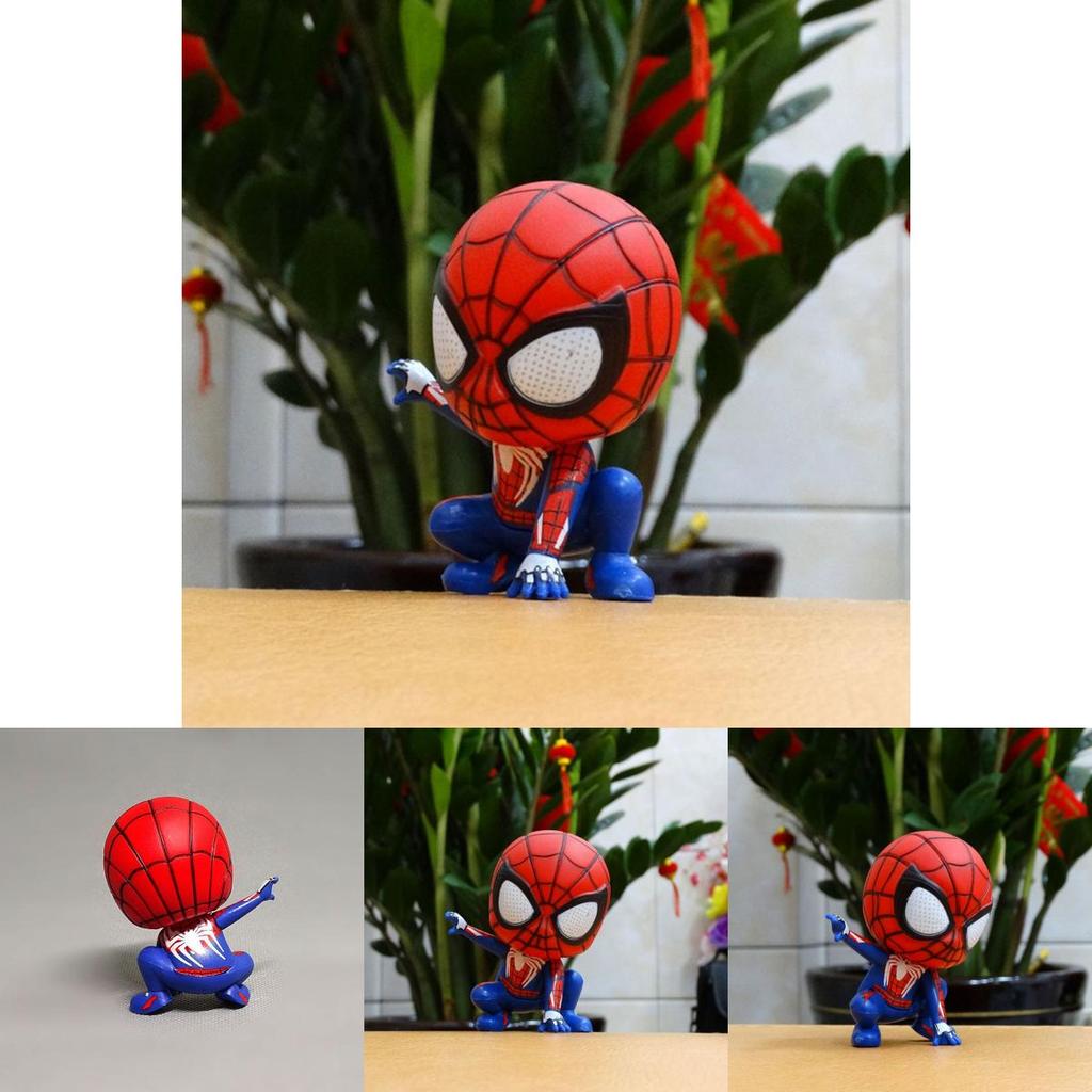 Adorable Figurine Poupée Spider-man Pour Décoration de Gâteau de Fête d'Anniversaire et Collectionneur Amusant