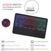 Praktisk, avtakbart trådløst Bluetooth-bakbelyst tastatur med berøringsflatedeksel for Huawei MatePad Pro 11" 2022 TPU-nettbrettdeksel