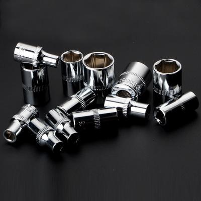 1pc 4-14mm 1/4in Head Hex Keys Socket Wrench Metric Double End Hexagons Sleeve