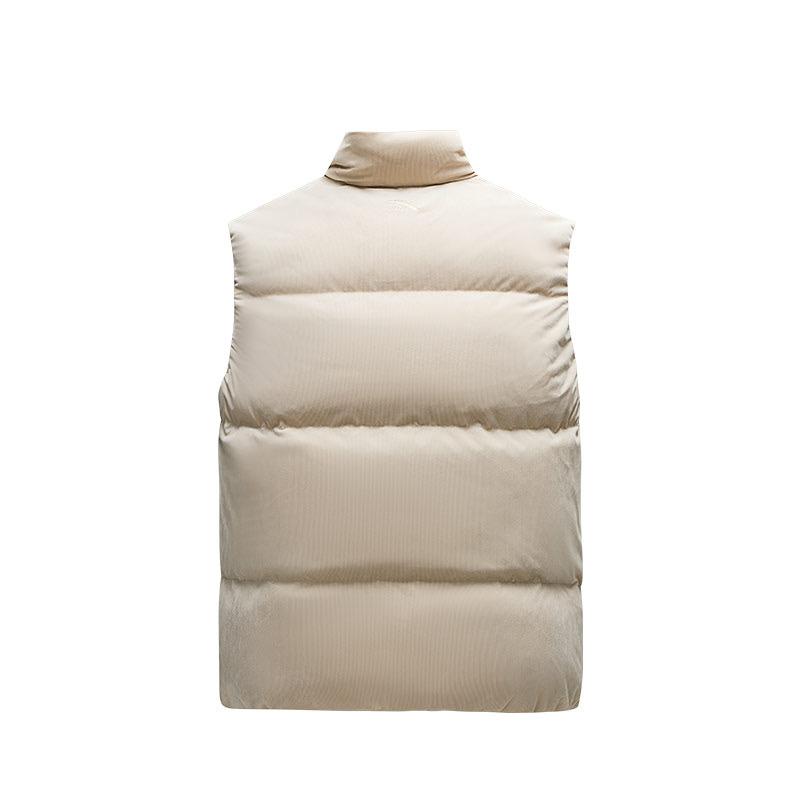 Anta Life Series Stand Collar Loose Solid Color Zipper Vest Women Vests Pink 162448901-1