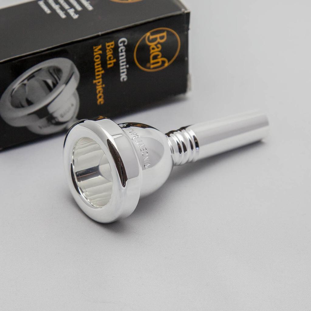 Bach Trombone Mouthpiece 19, Silver-Plated Finish (for Small Bore)