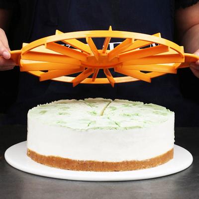 Leicht zu reinigender Kuchenschneider für gleiche Portionen, doppelseitiger, langlebiger Tortenteiler, Mousse-Teiler