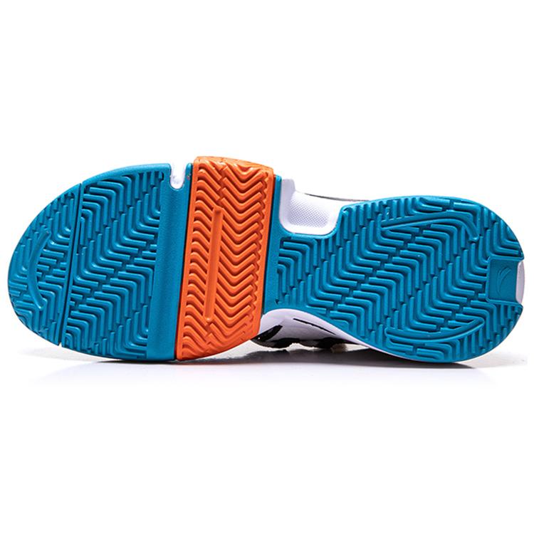 Anta Craze 1 Slip Resistant Slip Resistant Mid top Performance Basketball Shoes Men's White 112021609-8