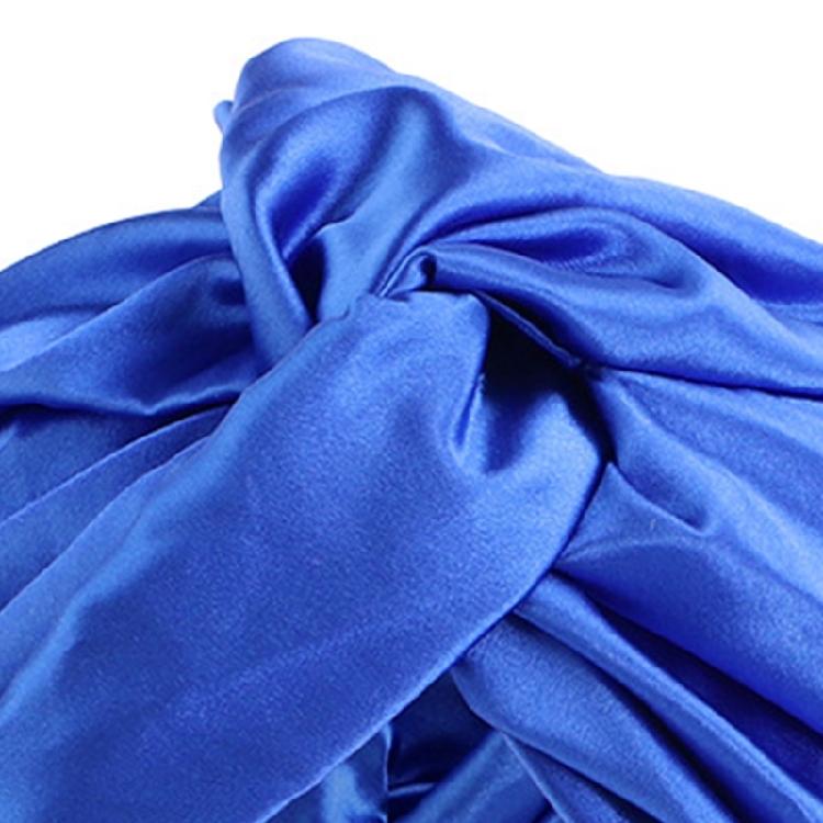 Silk Feel Nighttime Hair Protector Hair Bonnet Twisted Design Elegant Double Layer Sleep Cap Moisture Wicking Bonnet