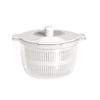 2 in 1 Salad Dryer Large Capacity Food Strainer Vegetable Salad Spinner  Vegetable Washing