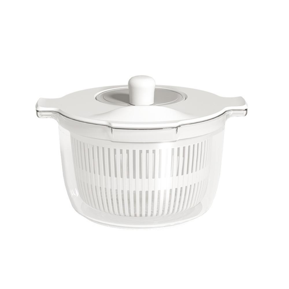 2 in 1 Salad Dryer Large Capacity Food Strainer Vegetable Salad Spinner  Vegetable Washing