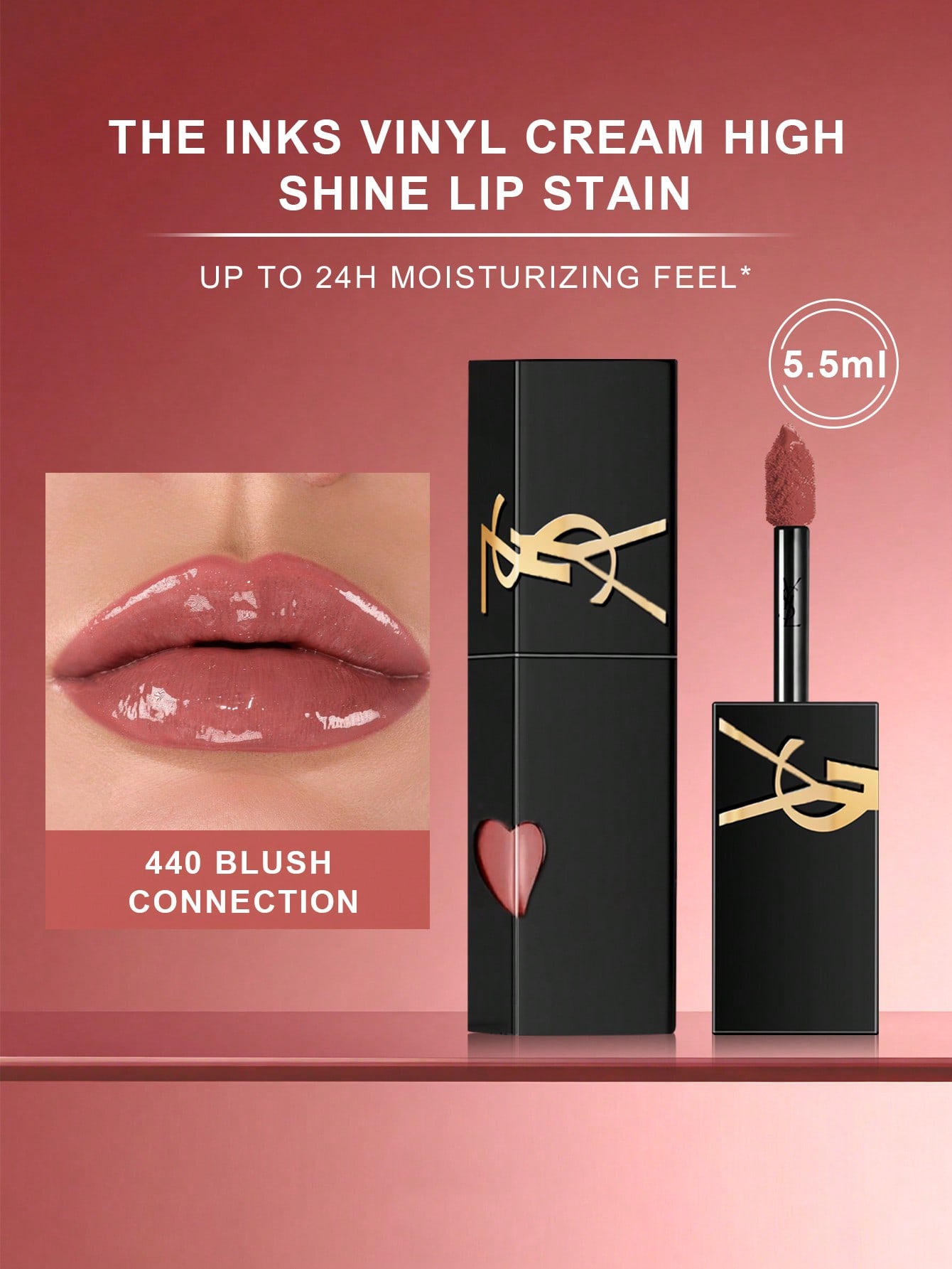 

YSL The Inks Vinyl Cream High Shine Lip Stain #622 5.5ml / 0.18 Fl Oz #440