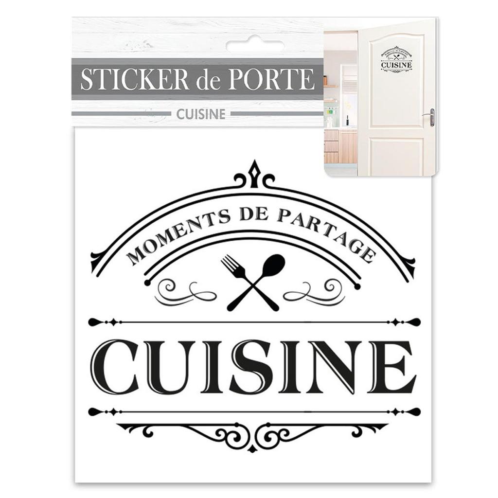 Les Trésors De Lily [R6252] - Door Sticker 'Kitchen' Moments of Sharing - 20x20 Cm