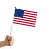 50Pieces Hand Flag for Soccer & Football Fans Cheering Swing Flag Party Events Celebration National Flag Signal for Bann