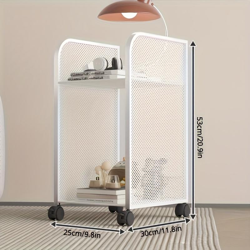 Metal Bold Ultra Narrow Bedhead Cabinet Small Simple Modern Alternative Light Luxury Home Bedroom Storage Rack Sofa Side Table
