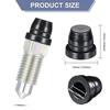 18 Pieces Brake Bleeder Caps Rubber Caliper Nipple Caps Dust Caps Brake Bleed