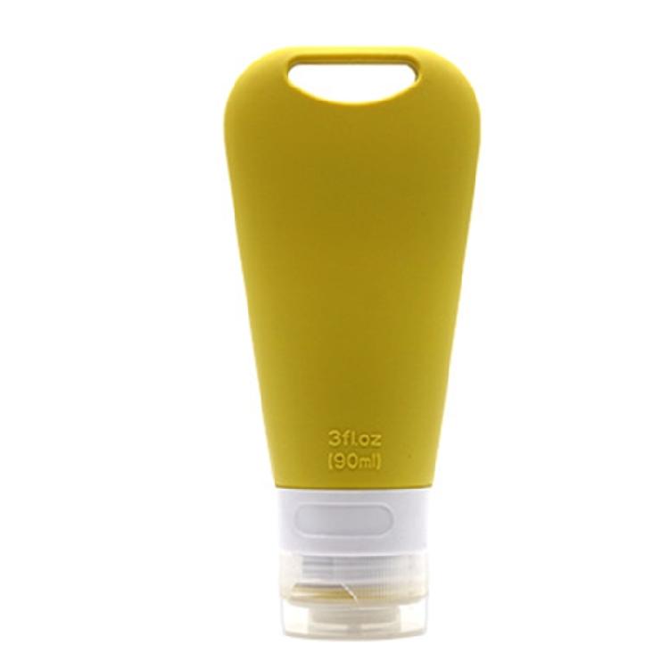 90ml Silikon-Reiseflasche für Toilettenartikel Auslaufsicher Nachfüllbar Ausdrückbar