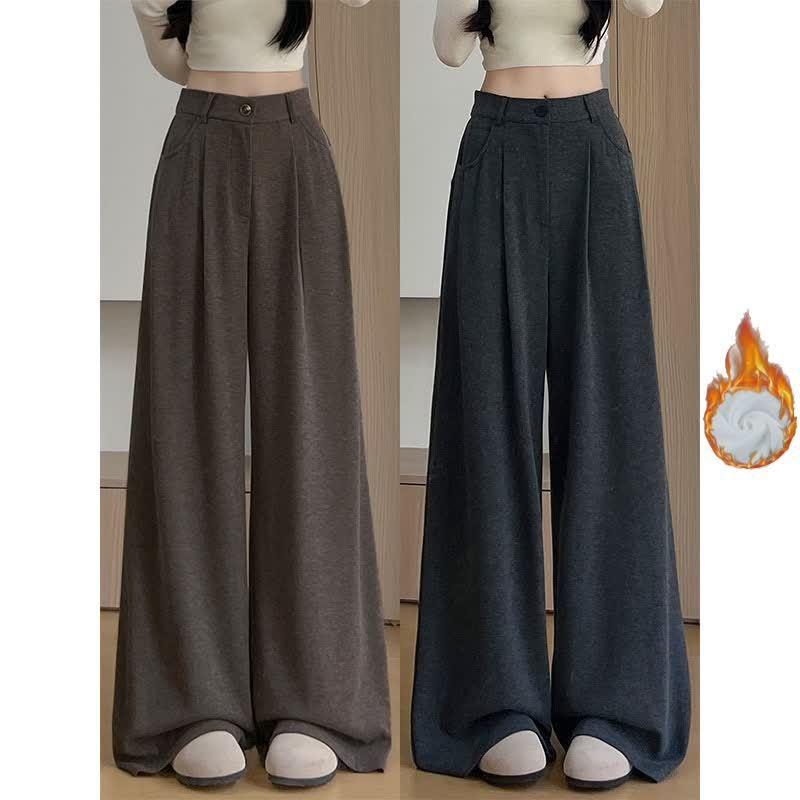 2026 New Women's High-Waist Slimming Wide-Leg Commuter Casual Pants