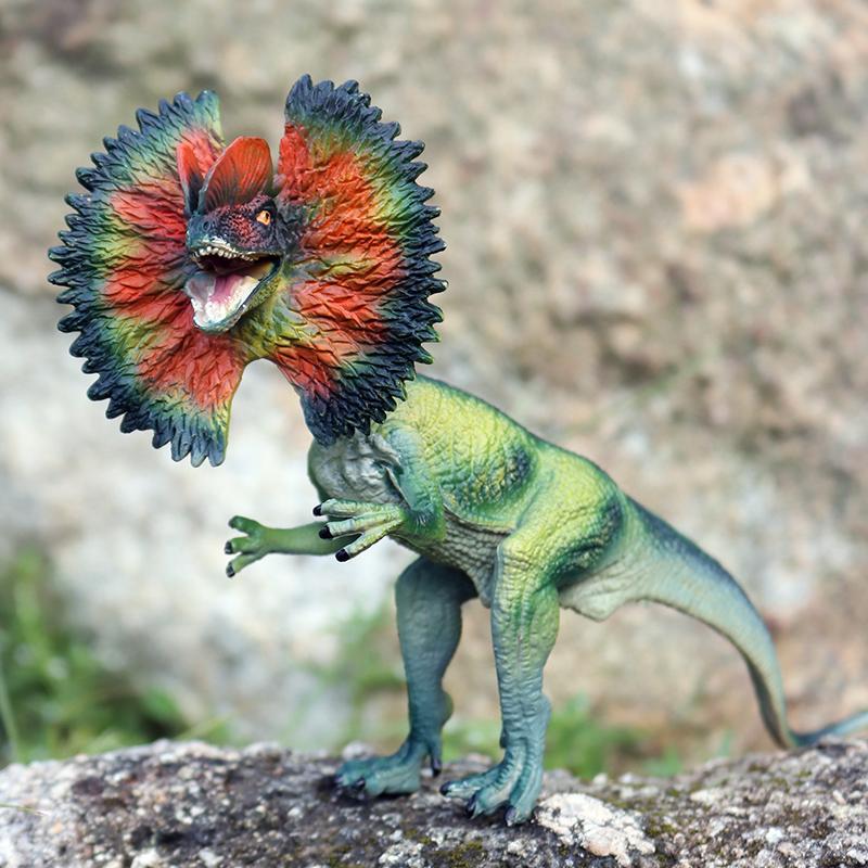 Figurine Oenux Dinozauri Jurasici T-Rex Velociraptor Spinosaurus Dilophosaurus Model Animal Figurine de Acțiune Colecție Jucărie pentru Copii