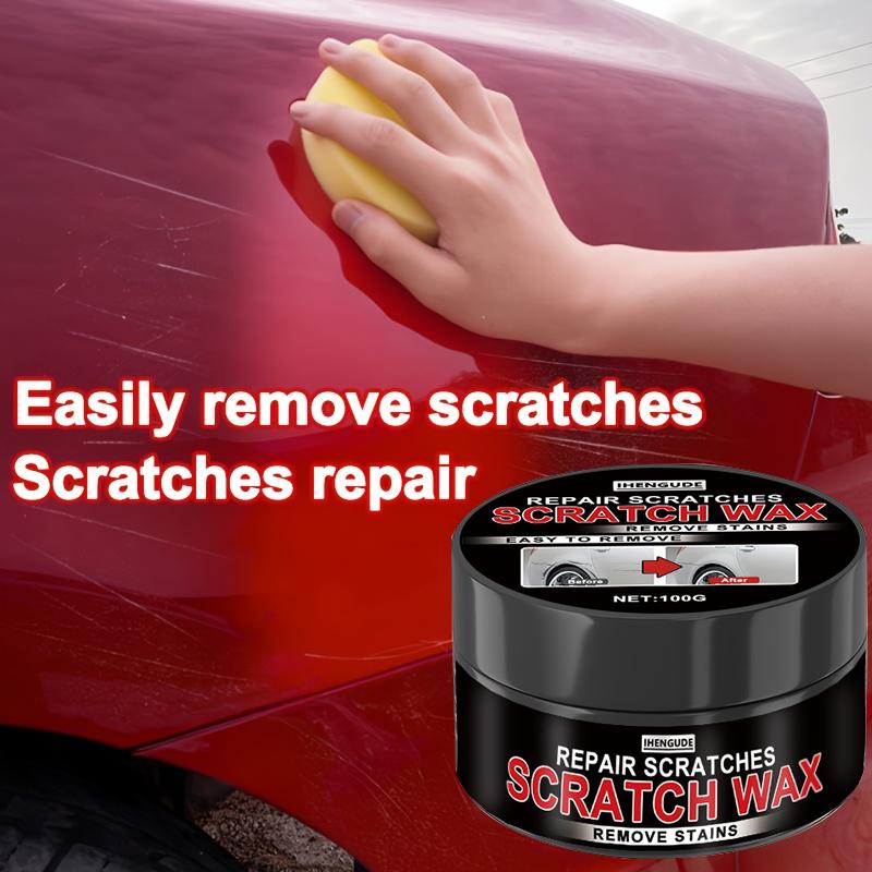 Car Scratch Wax, Car Scratch and Water Ripple Remover, Quickly Repairs Scratches and Restores Shine - Suitable for All Paint Colors Brightener