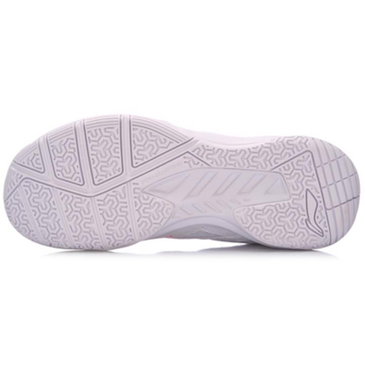 Li Ning Poseidon Stitching Cushioning, Wear Resistant Low top Badminton Shoes Women's White AYTN044-4