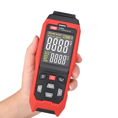 TASI TA612A Enkanalig K/ J Typ Termoelementtermometer -200~1372 celsius / -328~2501 Fahrenheit Handhållen