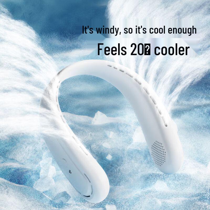 Tragbarer USB-Wiederaufladbarer Nackenventilator
