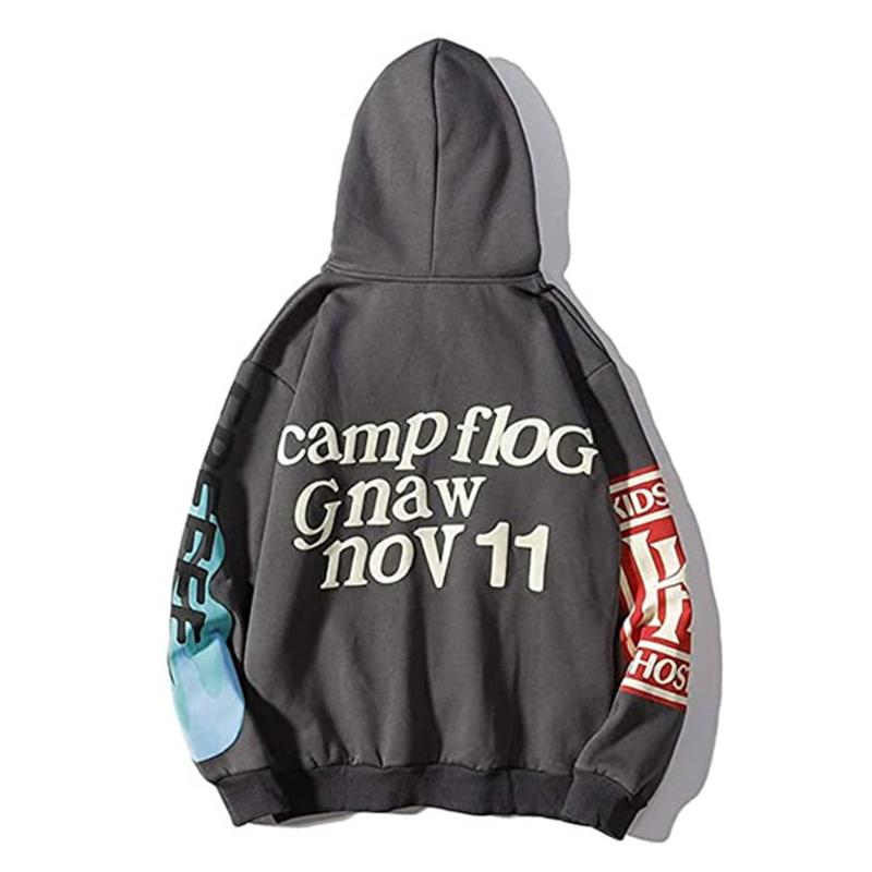 Модная повседневная мужская и женская осенне-зимняя спортивная толстовка с принтом. — фото 4