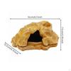 Reptile Rock Cave MultiUse Hide Easy to Cleansable Artificial for Terrarium,