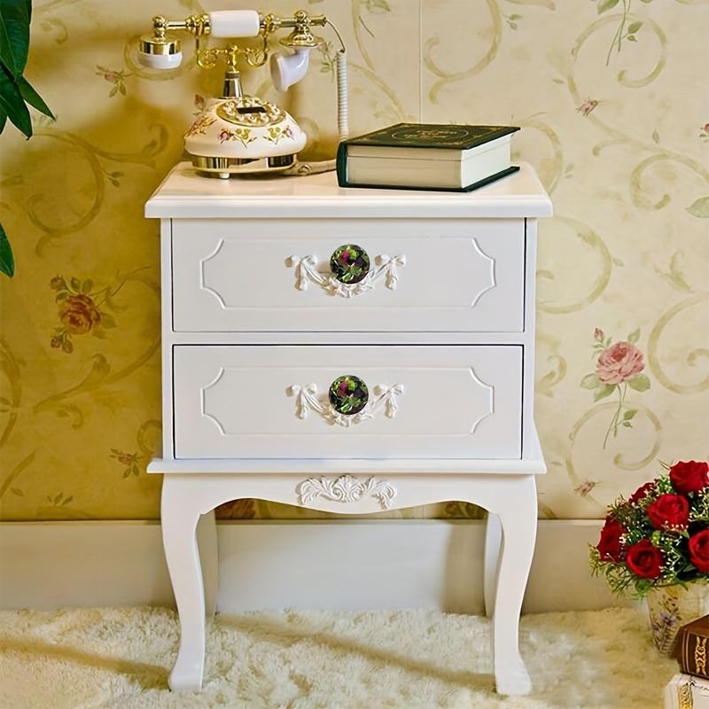 20 Buc. Butoni Sertar Sticlă Cristal Colorată 1 18 Inch Diamant Mânere Dulap Comodă pentru Sertare Decorative de Dulap cu Șuruburi