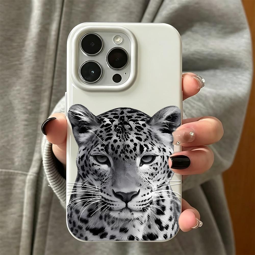 Cheetah Phone Case For Iphone 16 Pro Max 17 15 14 Plus 13 12 11 17Air Phone Cover Smooth Funda Coque