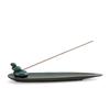 Y Chinese Ceramic Stick Incense Burner Household Indoor Incense Tray Study Living Room Bedroom Durable Incense Holder Ornament