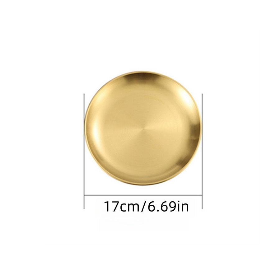 Stainless Steel Round Plate Grape Shaped Fruit Tray for Hotel Eco-Friendly Serving Food Tray