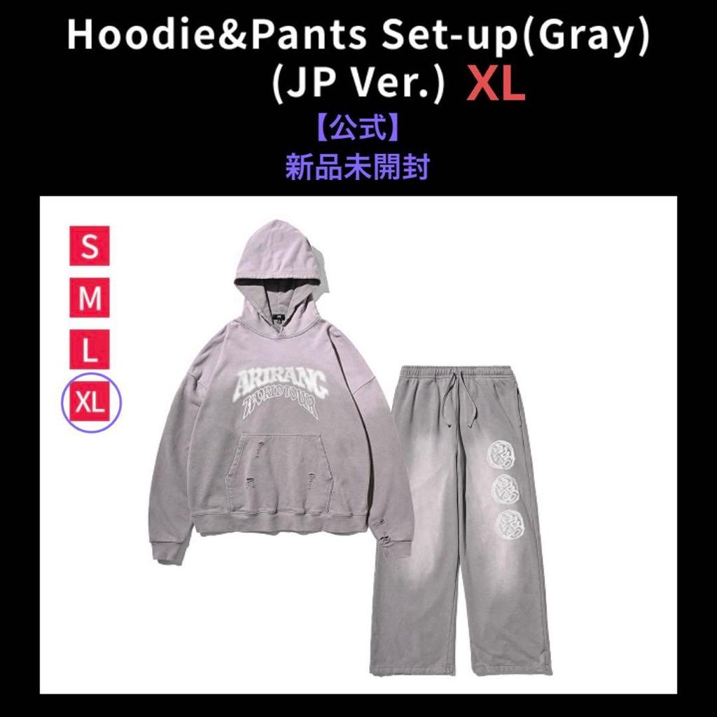 BTS ARIRANG HoodiePants Set-up Gray XL