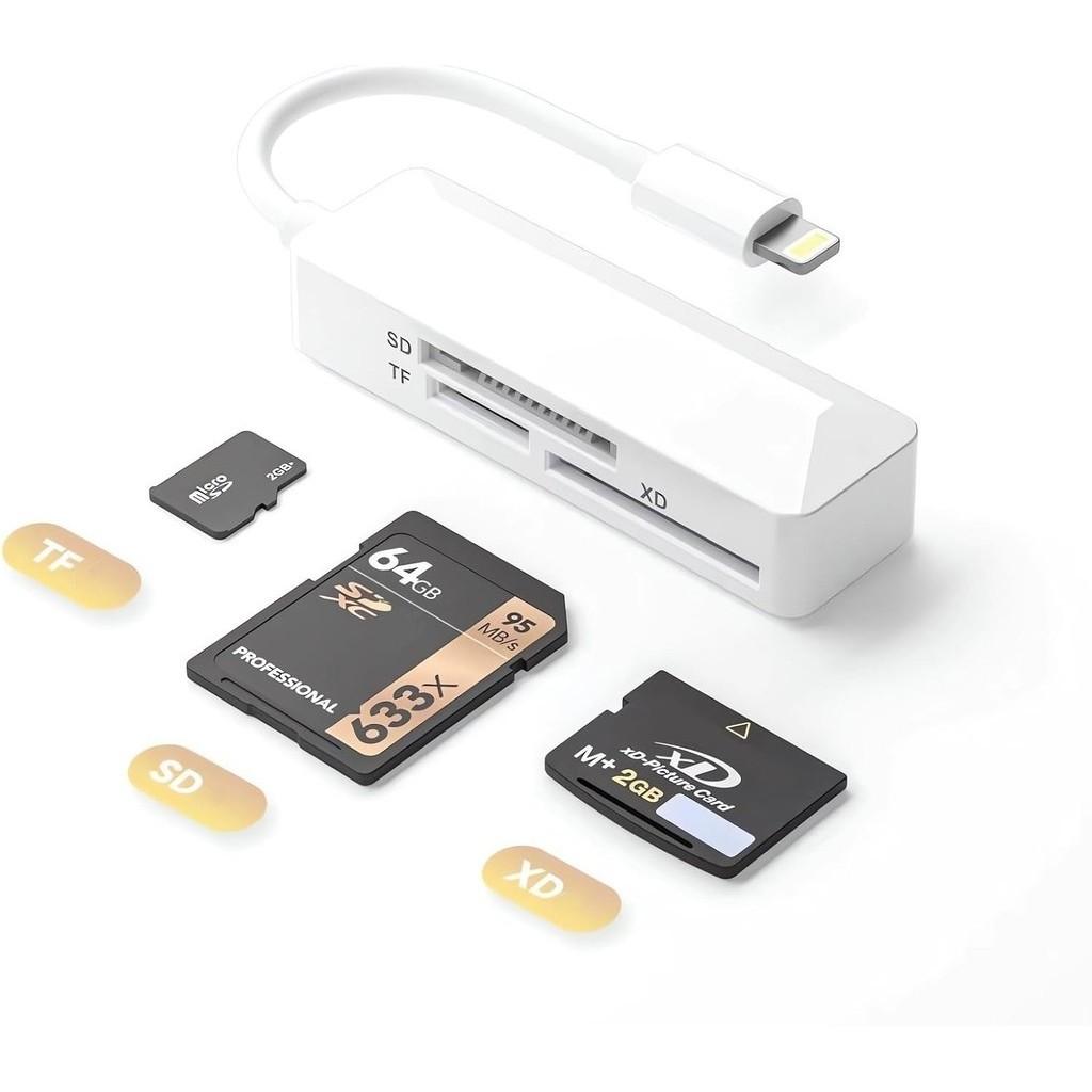 3 in 1 Kartenleser Typ-C/USB/Lightning zu XD SD TF Kartenadapter für Xiaomi Huawei USB C Handy Laptop Konverter