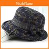 Newsboy-Kappe im ethnischen Stil aus Wollmischung mit Stickerei für den winterlichen Freizeitlook