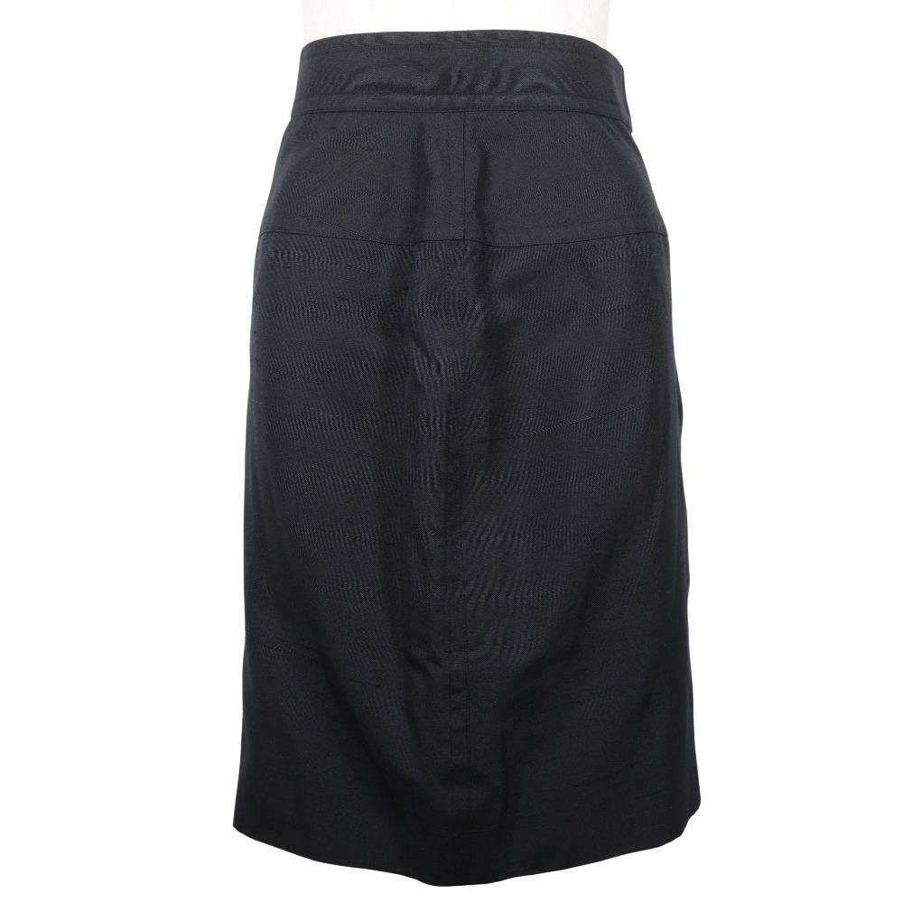 

CHANEL skirt black cotton Women Used