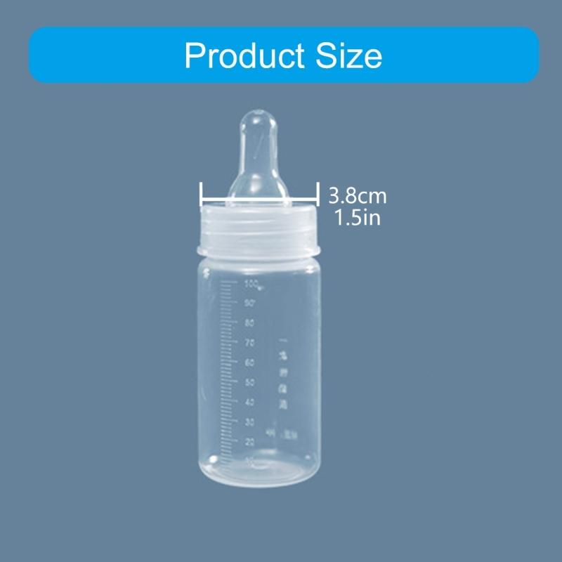 Bärbar Bröstmjölksförvaringsflaska Baby Mjölk- och Vattenflaska för Spädbarn och Växande Baby Självständighetsförpackning