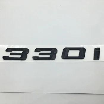 3D ABS Matt Black 320i 323i 325i 330i 335i Rear Boot Trunk Emblem lettering Badges Logo For BMW 3-series F30 F31 F34 E90 E46 AJ4